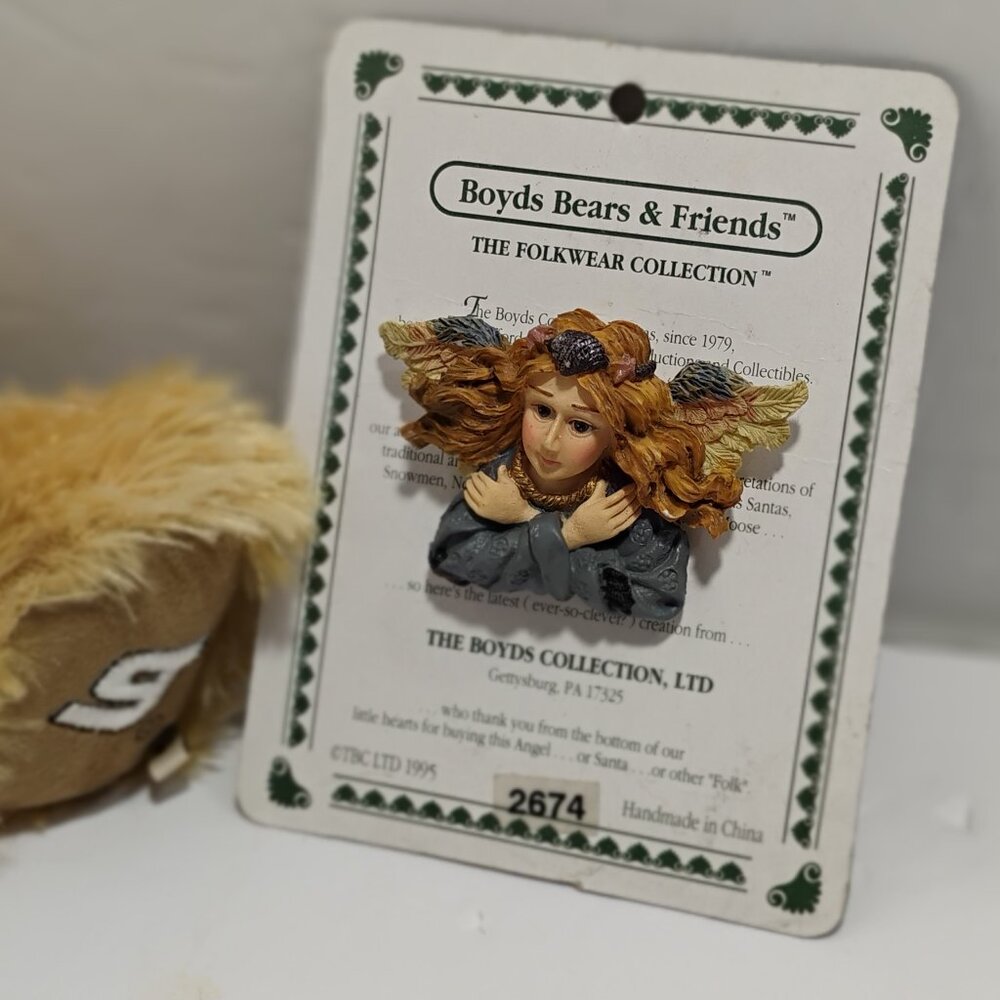 NWT Boyds Bears Collectible Lot Nascar Bear Angel + 2 Pins -Total Lot 5 - Picture 3 of 10